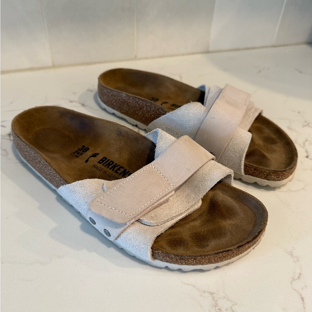 Birkenstock Oita Suede Slide Sandals
